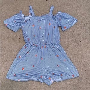 Medium striped romper